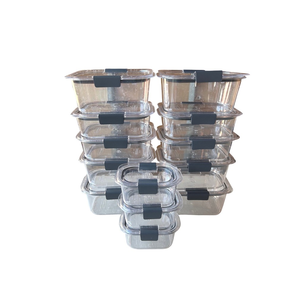 Rubbermaid Clear Brilliance Airtight Food Storage Containers 13pc Set